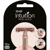 Wilkinson Intuition Navulmesjes Rose Gold Safety Razor 15 stuks