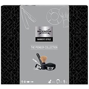 Wilkinson Sword - The Pioneer Collection - Cadeau Set - Shavette - Blaireau - Savon à Barbe 125gr