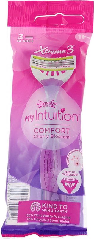 Wilkinson - Intuition Xtreme 3 - Wegwerpscheermesjes - 6 Stuks - Jojoba en Vitamine E