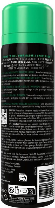 Wilkinson - Sensitive Shave Gel - 200 ml - Natuurlijke Ingrediënten - Zonder Alcohol