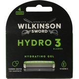 Wilkinson Hydro 3 - Scheermesjes - 4 Stuks - Hydraterend Gel-Reservoir