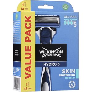 Wilkinson - Hydro 5 - Scheerset - Inclusief 13 Navulmesjes - Ergonomisch Handvat