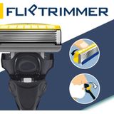 Scheermesjes - 4 x 5-Bladige Navullingen - Schokabsorberende Technologie - Menthol