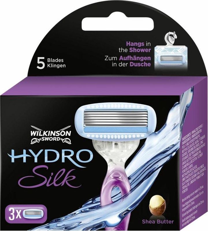 Wilkinson - Hydro Silk - Scheermesjes - 3 Stuks