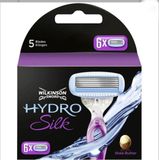 Wilkinson - Hydro Silk 6 Scheermesjes - Navulling - 5 Scheerbladen