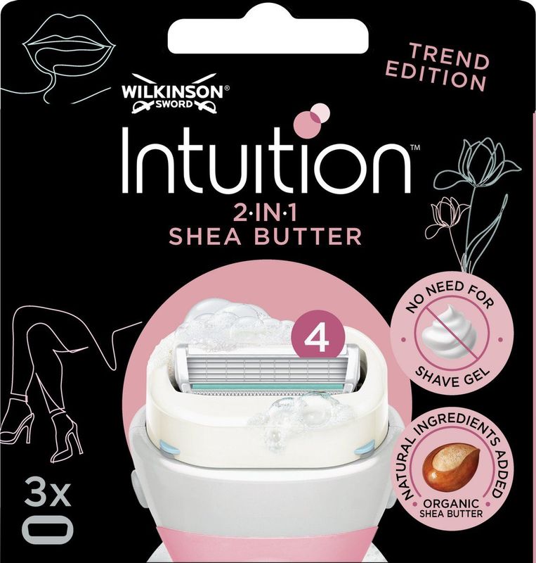 Wilkinson Intuition ultra moisture shea butter 3 stuks