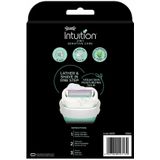 Wilkinson Sword Intuition - Scheermes - Sensitive Care - Voordeelverpakking - Navulmesjes 3 stuks