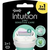 Wilkinson Intuition Sensitive Care 4 Scheermesjes - navulling