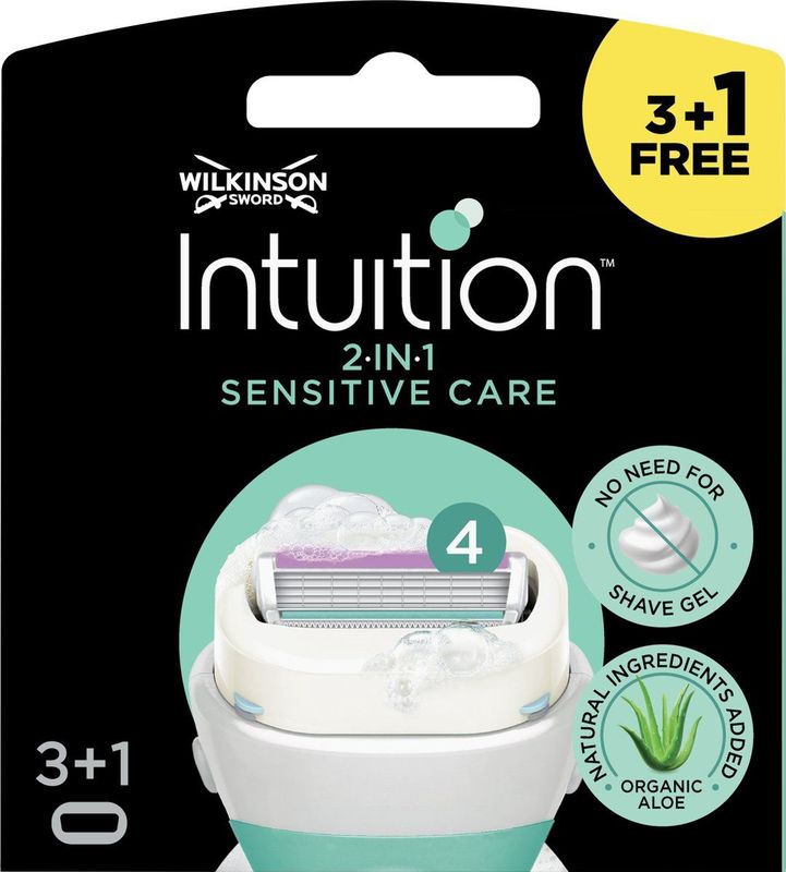 Wilkinson Intuition Sensitive Care 4 Scheermesjes - navulling