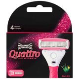 Wilkinson Sword Quattro for Women - Vervangende Open Messen - 3 st
