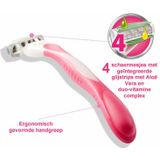 Wilkinson - Quattro - Scheermesjes - 4 Stuks - Voor Vrouwen