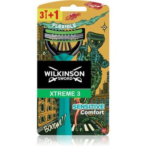 Wilkinson Sword Xtreme 3 Sensitive Comfort (limited edition) Wegwerp Scheermessen  4 st