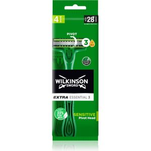 Wilkinson Sword Extra 3 Sensitive Wegwerp Scheermessen 4 st