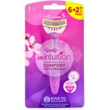 Wilkinson Sword - Xtreme 3 Comfort - Wegwerp Scheermessen - Cherry Blossom - 8 st