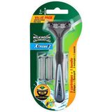 Wilkinson Sword - Xtreme 3 Hybrid - Scheerapparaat + Vervangbare Scheermesjes 5st.