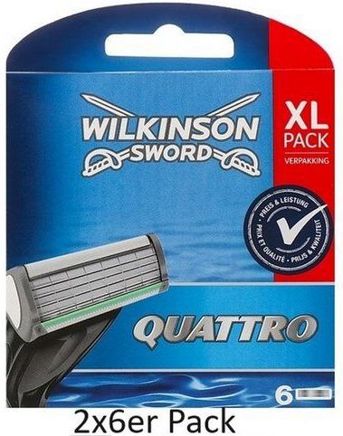 Wilkinson Quattro scheermesje, 6st