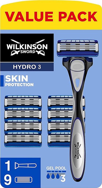 Rasoir Hydro - 3 Lames - Gel Hydratant - Précision et Confort