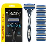 Wilkinson Sword Hydro 5 - Scheermes - Voordeelverpakking - Navulmesjes 9 stuks