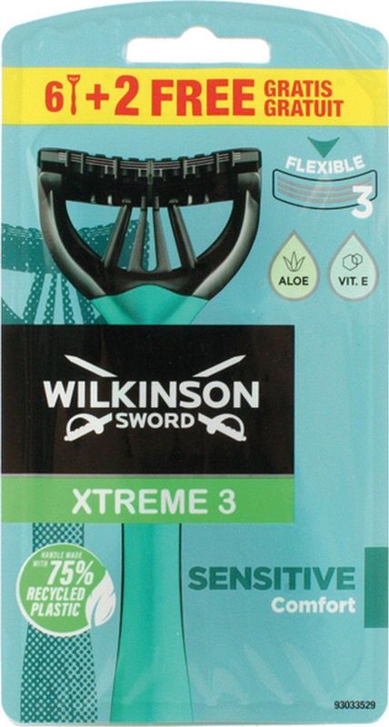 Wilkinson Sword - Xtreme 3 - Scheermesjes - 8 Stuks