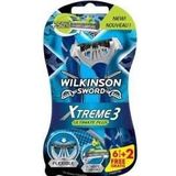 Wilkinson Sword Xtreme 3 Ultimate Plus Wegwerpscheerapparaat voor heren, 4 stuks