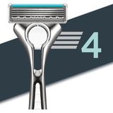 Wilkinson Sword Quattro Essential Sensitive - Navulmesjes - 7 stuks