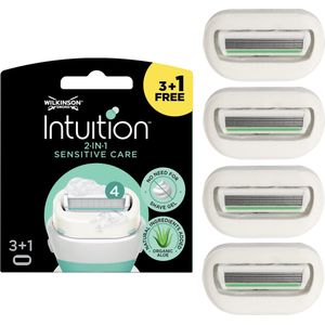 Wilkinson Sword Intuition 2-in-1 Sensitive Care - Navulmesjes - 4 stuks