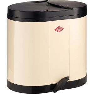 Pedaalemmer - 2 Vakken - Eco verzamelaar 170 - Wesco - afvalvolume 30 (2 x 15) liter - Amandel