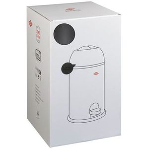 Wesco Kickmaster Junior Prullenbak - Pedaalemmer Wesco - 12 Liter - Matgrafiet
