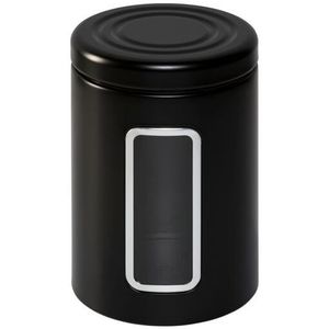 WESCO container zwart mat met venster Classic Line 2l