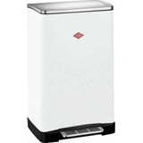Wesco Big Double Pedaalemmer 36 liter 2 vakken Mat Wit 2x 18 Liter
