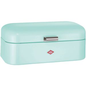 Broodtrommels Metalen broodtrommel voor werkbladen Houdt 2 broden Aanrechtblad Roll Top broodtrommel Grote capaciteit broodopslag Retro keuken mooi Genereus