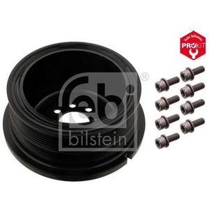FEBI BILSTEIN Krukaspoelie BMW 33614 11237568345,11237568345S1 Riemschijf Krukas,Riemschijf, krukas