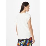 MORE & MORE - Shirt - Offwhite - Effen - Kwartmouw