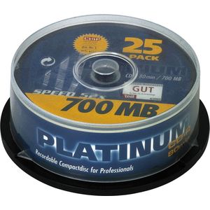 Platinum CD-R 700 MB 25er CakeBox