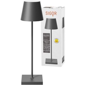 SIGOR LED Tischleuchte Akku-Tischleuchte, Dimmbar, 1 LED Platine, 2.700 K / 2.200 K