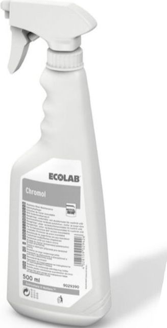 Ecolab - Chromol - RVS Onderhoudsmiddel - 6x500ml