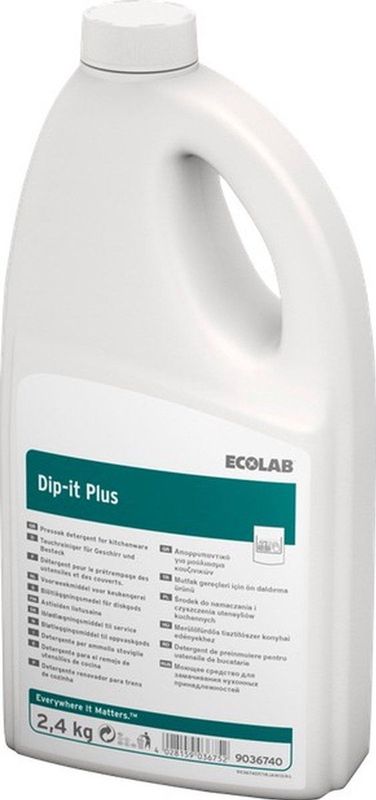 Afwasmiddel - Poeder - 2400 Gram - Ecolab - Dip It Plus