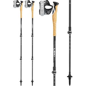 Cross Trail Lite Carbon - Sportwandelstok - Zwart - Lichtgewicht 213 g