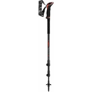 LEKI Makalu Stokken, helder rood-zwart-dk antraciet, 110-145 cm