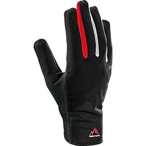 LEKI Guide Lite handschoenen, zwart-rood-wit, EU 8