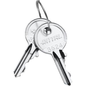 Rittal SZ 2532.000 Schakelkast sleutel Veiligheidssluiting Staal 2 stuk(s)