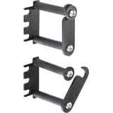 Rittal - 7111.214 - Kabelgeleiding - Zwart - 10 HE met 10 x 1 HE Enkele Geleiders