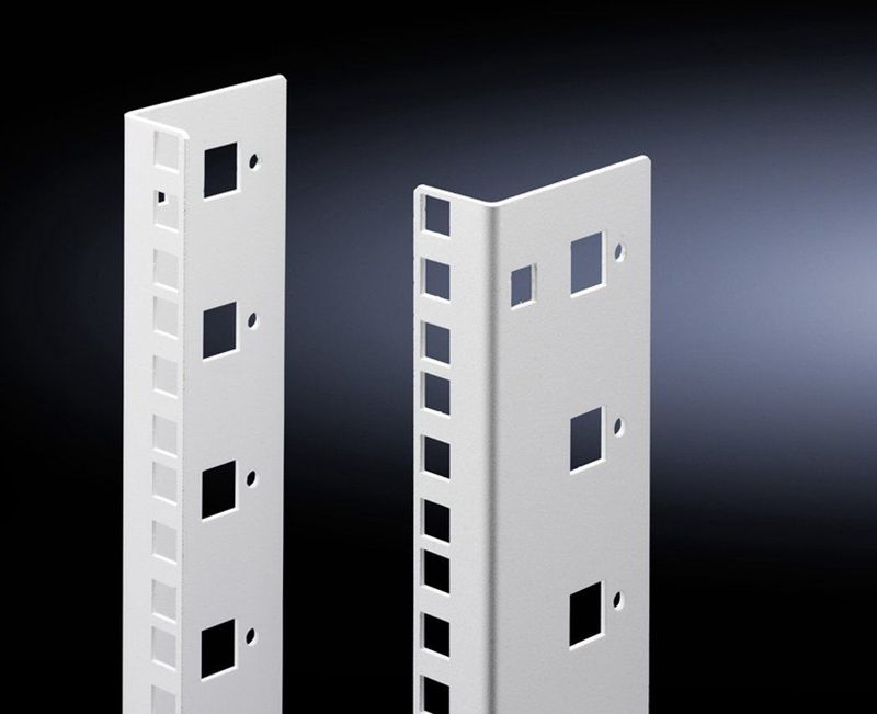 Rittal 7507.712 19 inch Rails voor patchkast 12 HE Grijs