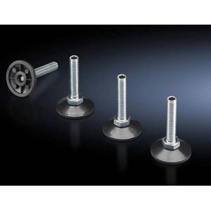 Rittal Stelvoeten voor TS, TS IT SE, PC, IW, Type: M12 x 60 4 st., Accessoires voor serverkasten, Zilver