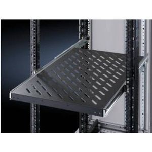 Rittal 5501.675 19 inch Apparaatbodem voor patchkast 1 HE Uittrekbaar Geschikt voor kastdiepte: vanaf 600 mm Zwart