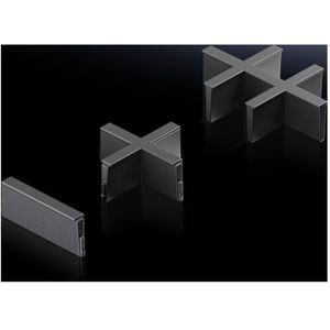 Ax 2582.100 Flanschplatte Kunststoff Schwarz 5 St. - Rittal
