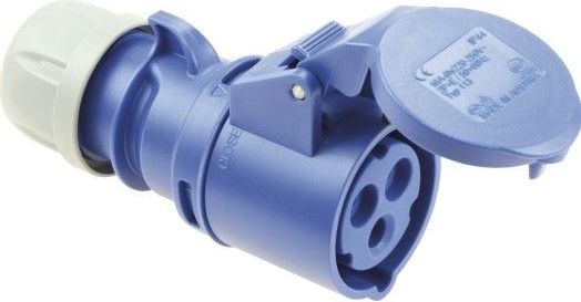 Stekker - CEE - Blauw - Kunststof - 16 Ampère - IP44 - 3 Polen