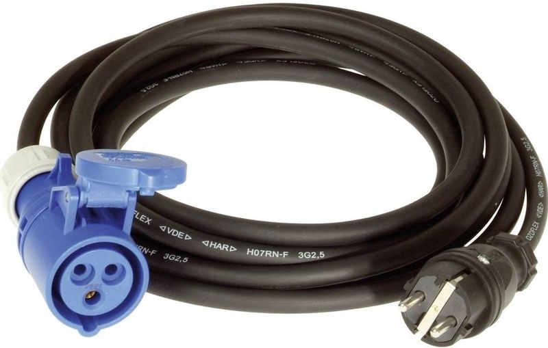 Sirox - 351.201-5-CO - CEE-CARA Adapter - 16 A - 3-polig - Zwart - 1 st.