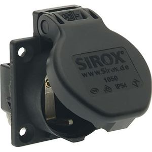 SIROX® Veiligheidscontact-inbouwstopcontacten IP 54 mobiele kleur zwart