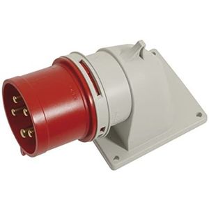 SIROX® CEE-aanbouwstekker IP 44, 5-polig, 400 V, 6 uur stroomsterkte 32 A, rood
